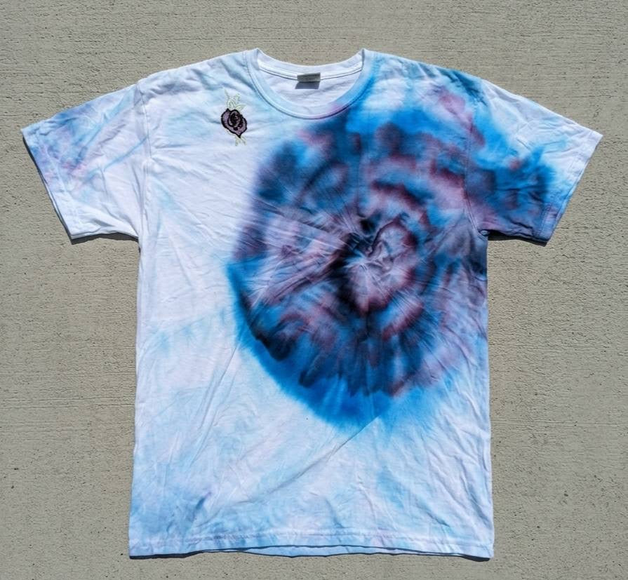 Hand Dyed and Embroidered Shirt